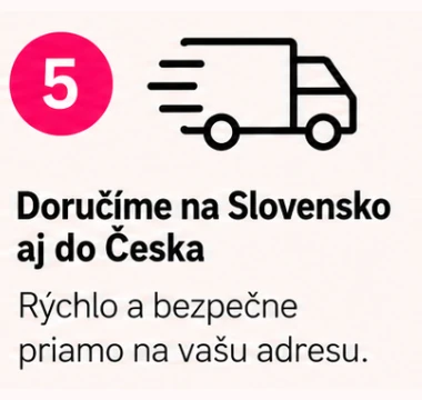 5. Box doručíme na Slovensko alebo do Česka.