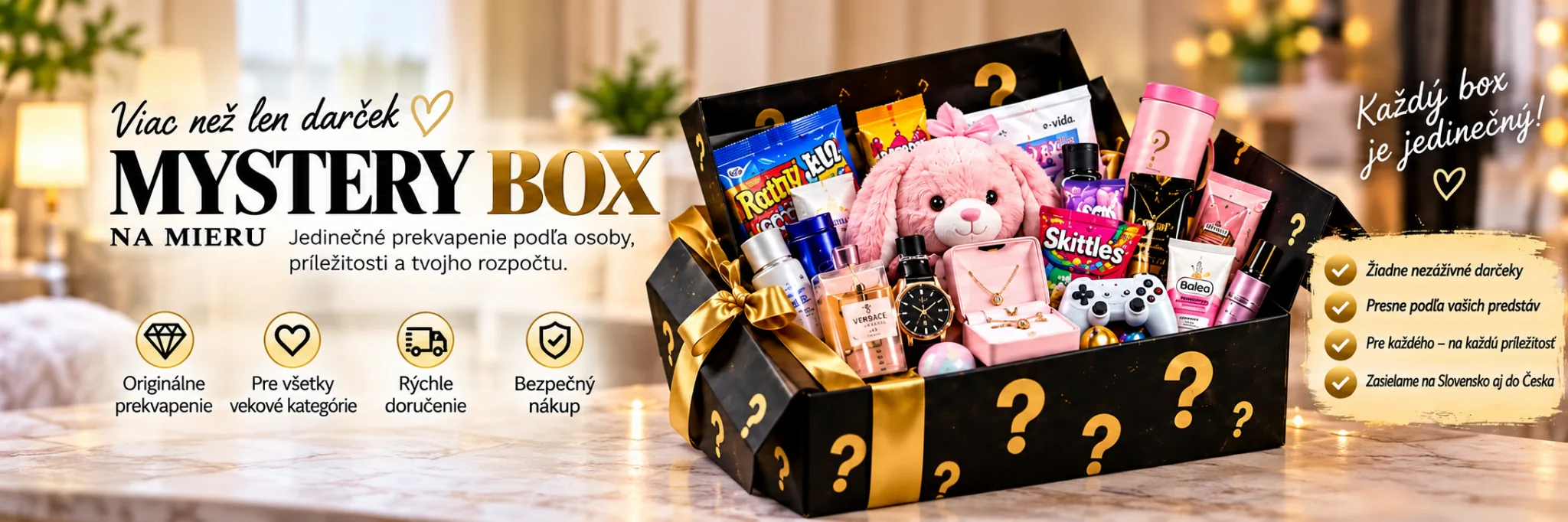 Mystery Box na mieru – hlavný banner MegaMysteryBox