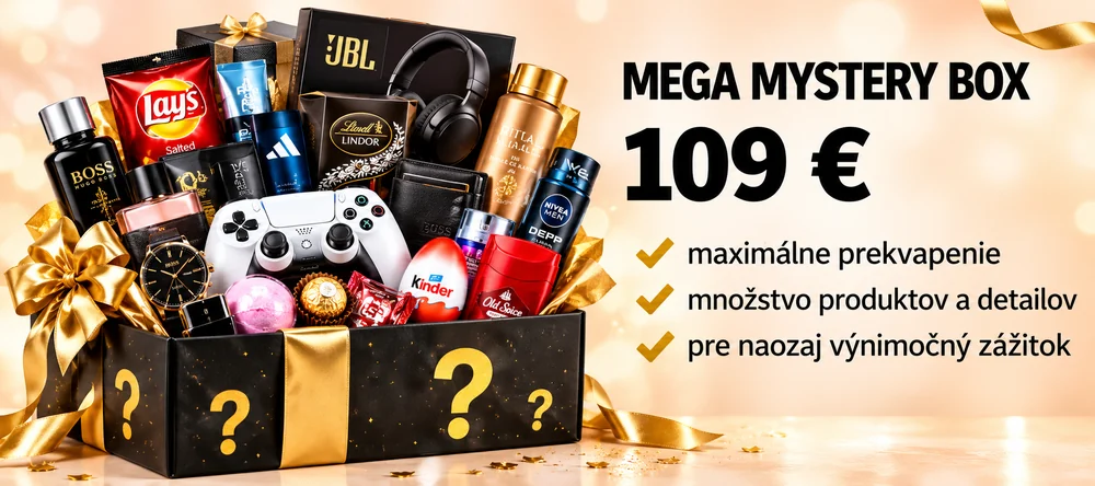 Mega Mystery Box – 109 eur